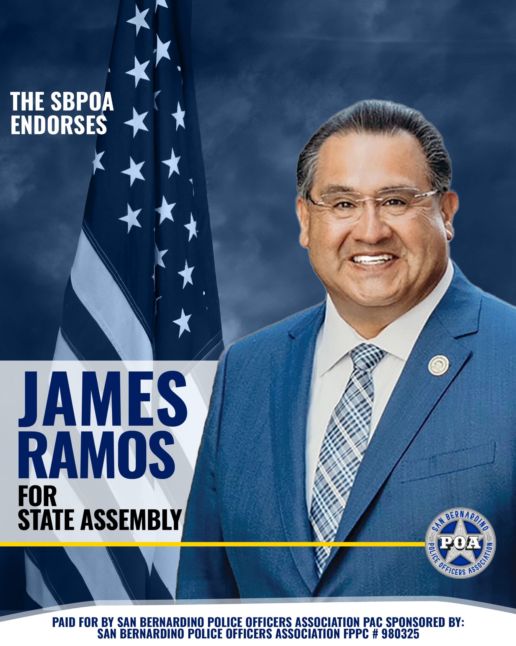 San Bernardino Assemblyman Candidate James Ramos